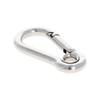 MroMax Carabiner Snap Hook, 1.59"/40.3mm 304 Stainless Steel Carabiner Spring Snap Link Hook Clip Keychain 5Pcs view 1