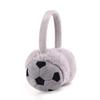 JIAHG Boys Girls Cute Cartoon Football Winter Warm Earmuffs Soft Faux Fur Ear Warmers Kids Outdoor Thermal Plush Ear Muffs view 1