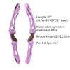 25" ILF Bow Riser Archery Recurve Bow Riser Aluminum Alloy Takedown Bow Handle Grip Right Hand (Purple) view 3