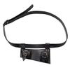 BLESSUME Medieval Two-Buckle Sword Frog Holster with Belt Rapier Scabbard Holder Belt 1pc (Black 1) view 1