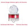 Dr.Fish 5 Pack LED Deep Drop Fishing Lights Diamond Lights Water Activate LED Lighted Lures Deep Drop Rig Fishing Flashers Hablibut Tuna Swordfish Green view 3