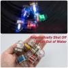 Dr.Fish 5 Pack LED Deep Drop Fishing Lights Diamond Lights Water Activate LED Lighted Lures Deep Drop Rig Fishing Flashers Hablibut Tuna Swordfish Green view 4