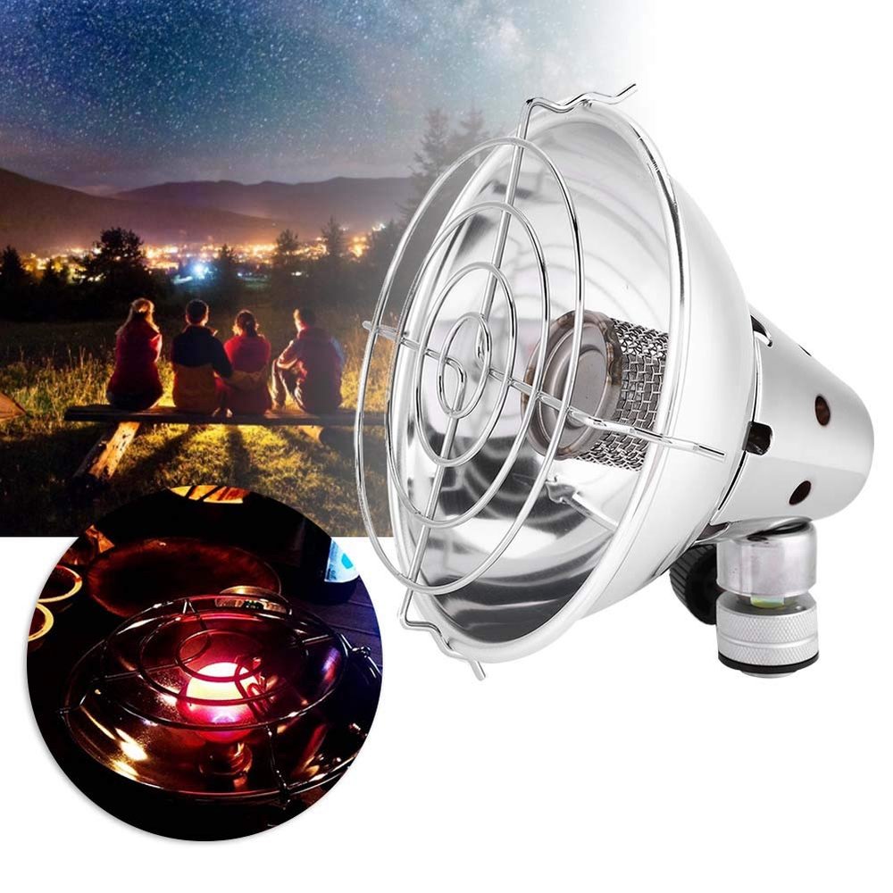 Jacksking Portable Gas Heater, Travel Camping Tent Warm Cover Outdoor Portable Mini Gas Heater Indoor Safe Propane Heater Outdoor Warmer