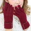 ExhilaraZ Hot New Winter Gloves Women Fashion Outdoor Cycling Thermal Touch Screen Full Finger Gloves view 2