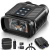 BNISE Night Vision Binoculars Goggles, Digital Infrared Binoculars with Night Vision 32GB Memory Card for Hunting Spy Camping Wildlife Adventure view 1
