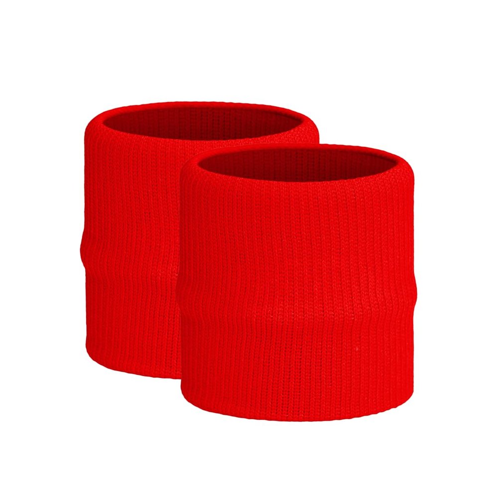 SLEEFS Unisex Red Drip Wristband - One Size Fits All - Absorbs Sweat - For Athletes, Fitness Enthusiasts, Trendy Individuals
