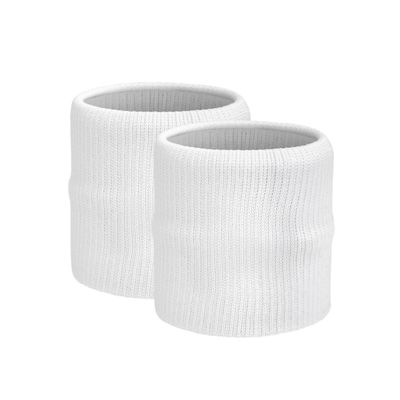 Basic White Drip Wristband One Size