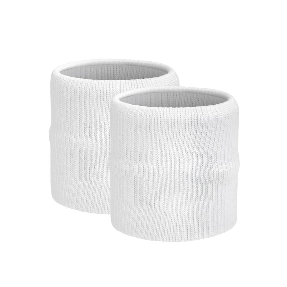 Basic White Drip Wristband One Size