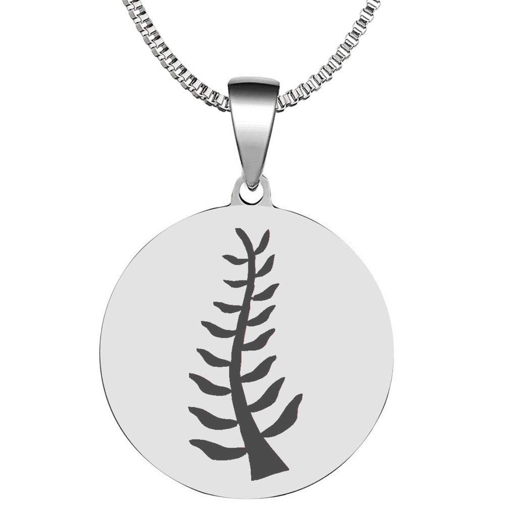 Adinkra Symbols Silver Plated Faith in God Stainless Steel Nyame Nti Pendant Necklace