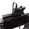Hunting optics for mossberg 500 12 ga picatinny weaver base and sight green red dot picatinny weaver base mount adapter rail aluminum black hunting optics tactical home defense accessory. view 2