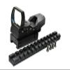 Hunting optics for mossberg 500 12 ga picatinny weaver base and sight green red dot picatinny weaver base mount adapter rail aluminum black hunting optics tactical home defense accessory. view 4