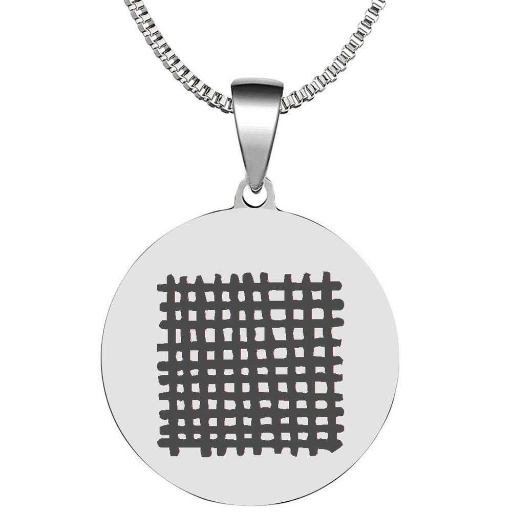 Adinkra Symbols Silver Plated Kete Pa Stainless Steel Marriage Faithfulness Pendant Necklace