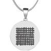 Adinkra Symbols Silver Plated Kete Pa Stainless Steel Marriage Faithfulness Pendant Necklace view 1