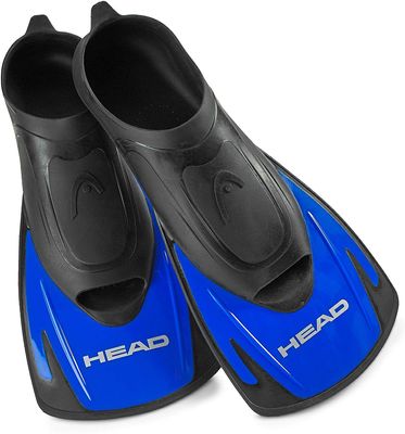 Mares Head Italian Design Energy Exercise Training Swim Fin Flippers (Blue, 3-4)