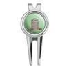 GRAPHICS & MORE Sesame Street Trash Can Oscar The Grouch Golf Divot Repair Tool and Ball Marker view 1