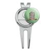 GRAPHICS & MORE Sesame Street Trash Can Oscar The Grouch Golf Divot Repair Tool and Ball Marker view 2