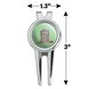 GRAPHICS & MORE Sesame Street Trash Can Oscar The Grouch Golf Divot Repair Tool and Ball Marker view 4