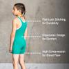 Elite Sports Kids Wrestling Youth Singlet, Standard Boys Wrestling Singlet (Green, Medium) view 3