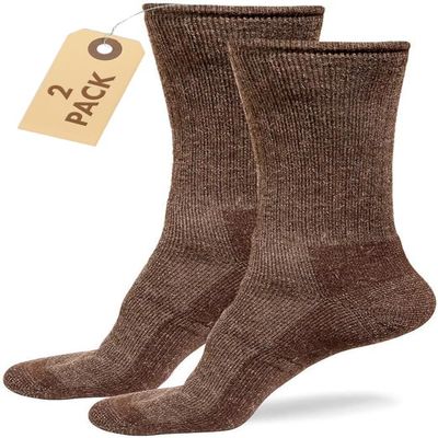American Mammoth Alpaca Wool Socks 2Pairs for Men