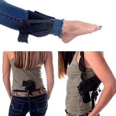 Gun Holster Shoulder/Ankle in Waist Band (in Waist Band) Compatible with Taurus TX22 .22LR Th Series Remington 1911 R1 3.5" BRL KAHR Baby Eagle III S/Compact 9MM 3.85" BR