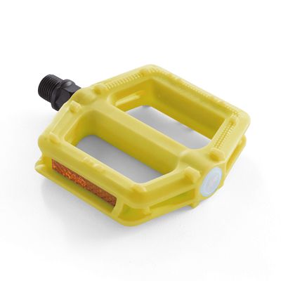 BW Youth Bicycle Pedals Kids Sized Bike Pedals with 9/16 Spindle Yellow