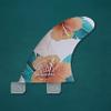 Salt & Reverie Tropical Parrot FCS Side FINS (Set of 2 FINS) view 1