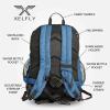 Xelfly Basketball Backpack with Ball Compartment  Sports Equipment Bag for Soccer Ball, Volleyball, Gym, Outdoor, Travel, Team  2 Bottle Pockets, Includes Laundry or Shoe Bag  25L (Blue) view 2