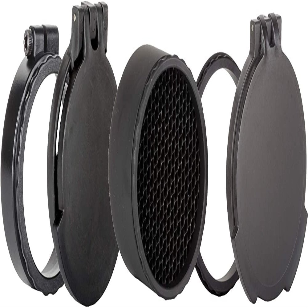 Tenebraex Ocular & Objective Scope Flip Cover Kit with KillFlash Anti-Reflection Device for Vortex Razor HD Gen II 4.5-27x56 (56KIT-ARDB01)