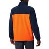 Columbia NCAA Auburn Tigers Men's Collegiate Flanker III Fleece Jacket, Small, AUB - Navy/Spark Orange view 2