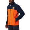 Columbia NCAA Auburn Tigers Men's Collegiate Flanker III Fleece Jacket, Small, AUB - Navy/Spark Orange view 3