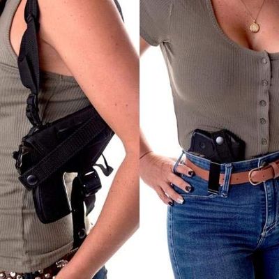 Gun Holster Concealed in Waist Band (in Waist Band) Gun Holster Hip Compatible with Ruger EC9S 3.12" Barrel 9MM Luger Construction Comfortable Secure Fit Hip, Concealed,