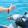 JLP Compatible with MultiEnd Wrist Vest Floating Lanyard for Yamaha Kawasaki Polaris SeaDoo WetJet Aquatrax F12 R12 F12X R12X F-12 R-12 F-12X & Outboard Blue Black view 2