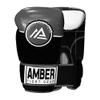 Force Boxing Gloves for Training, Sparring, Kickboxing, Muay Thai  Durable PU, Multi-Layer Foam, Wrist Support, Punching Bag & Mitts Gloves, Grey/Black, 14oz view 1