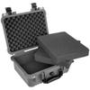 Eylar Hard Gun Case Water & Shock Proof With Foam TSA Approved 13.37 Inch 11.62 Inch 6 Inch Gray view 4