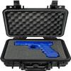 Eylar Tactical Hard Gun Case Water & Shock Proof With Foam TSA Approved 11.6 Inch 8.3 Inch 3.8 Inch (Black) view 2