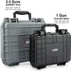 Eylar Tactical Hard Gun Case Water & Shock Proof With Foam TSA Approved 11.6 Inch 8.3 Inch 3.8 Inch (Black) view 4