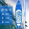 FunWater 10'31"6" Inflatable Stand Up Paddle Board with Premium SUP Paddleboard Accessories, Wide Stable Anti-Slip EVA Deck,Paddle Boards for Adults & Youth of All Skill Levels view 2