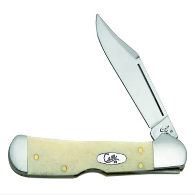 Case XX WR Pocket Knife Natural Bone Mini-Copperlock Item #22725 - (61749L SS) - Length Closed: 3 5/8 Inches
