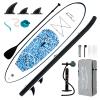 FEATH-R-LITE Inflatable Stand Up Paddle Board 10'x30''x6'' Ultra-Light (16.7lbs) SUP with Paddleboard Accessories,Three Fins,Adjustable Paddle, Pump,Backpack, Leash view 1