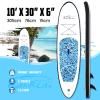 FEATH-R-LITE Inflatable Stand Up Paddle Board 10'x30''x6'' Ultra-Light (16.7lbs) SUP with Paddleboard Accessories,Three Fins,Adjustable Paddle, Pump,Backpack, Leash view 2