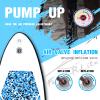 FEATH-R-LITE Inflatable Stand Up Paddle Board 10'x30''x6'' Ultra-Light (16.7lbs) SUP with Paddleboard Accessories,Three Fins,Adjustable Paddle, Pump,Backpack, Leash view 3