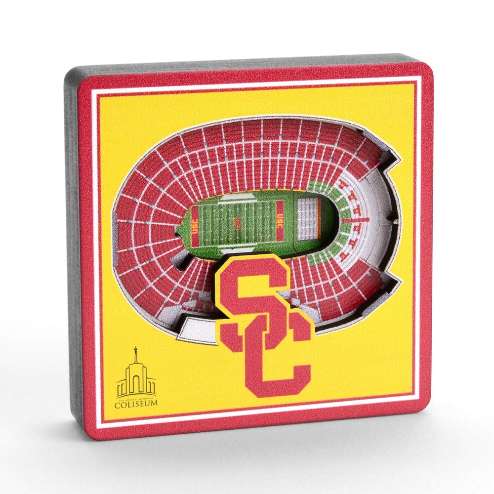 YouTheFan NCAA USC Trojans 3D StadiumView Magnets - Los Angeles Memorial Coliseum