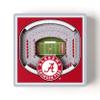 YouTheFan NCAA Alabama Crimson Tide 3D StadiumView Magnets - Bryant - Denny Stadium view 3