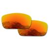 Puzzley Mirror Polarized Replacement Lenses for Oakley Crankshaft OO9239 Sunglasses - Ocean Blue Mirror + Orange Red Mirror view 3