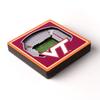 YouTheFan NCAA Virginia Tech Hokies 3D StadiumView Magnets - Lane Stadium Worsham Field view 2