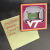YouTheFan NCAA Virginia Tech Hokies 3D StadiumView Magnets - Lane Stadium Worsham Field view 4