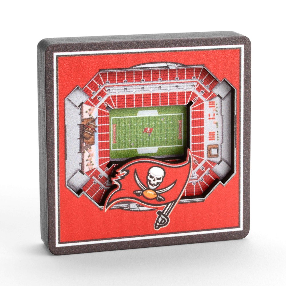 YouTheFan NFL Tampa Bay Buccaneers 3D StadiumView Magnets - Raymond James Stadium