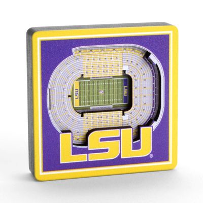 YouTheFan NCAA LSU Tigers 3D StadiumView Magnets - Tiger Stadium