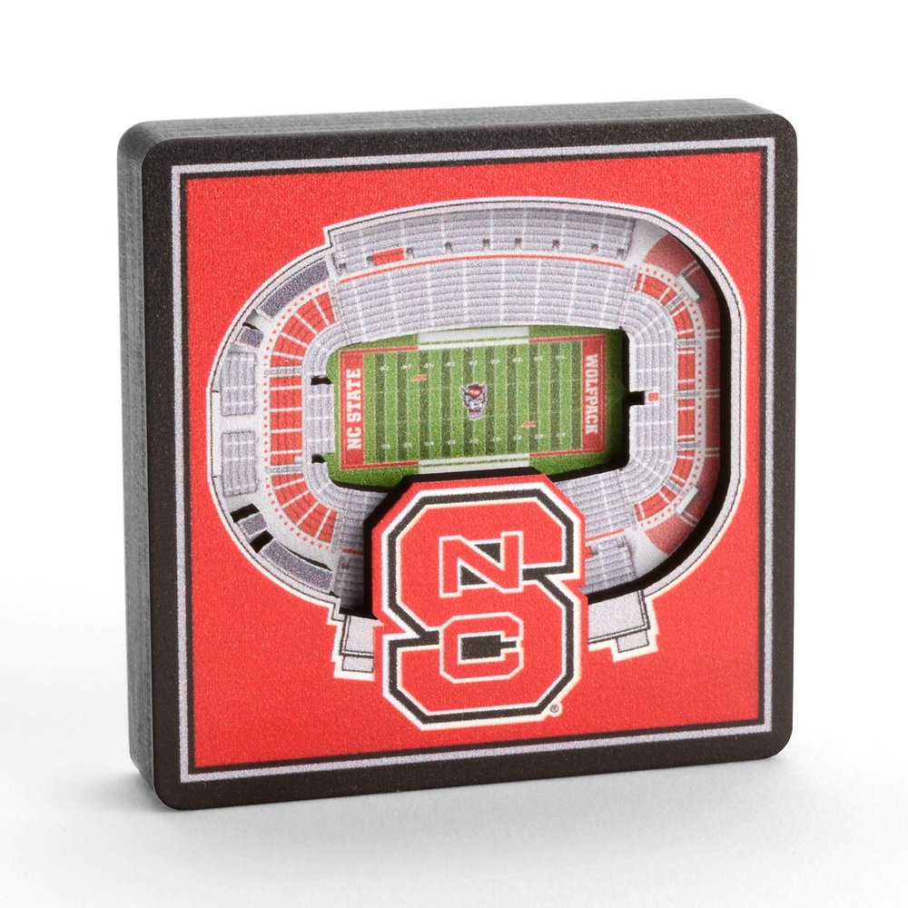 YouTheFan NCAA NC State Wolfpack 3D StadiumView Magnets - Carter-Finley Stadium