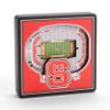 YouTheFan NCAA NC State Wolfpack 3D StadiumView Magnets - Carter-Finley Stadium view 1